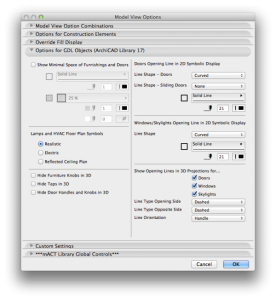 MVO Settings for GDL Objects