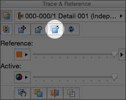 Trace and Reference – Reset button highlighted.