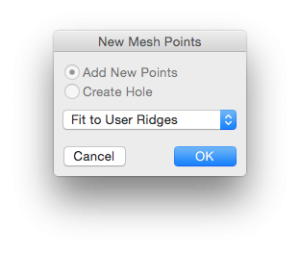 New Mesh Points Dialogue